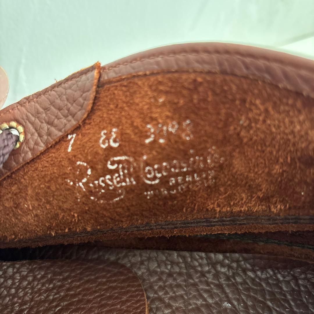 ラッセルモカシン／スポーティングクレイチャッカー／ブラウン／7EE