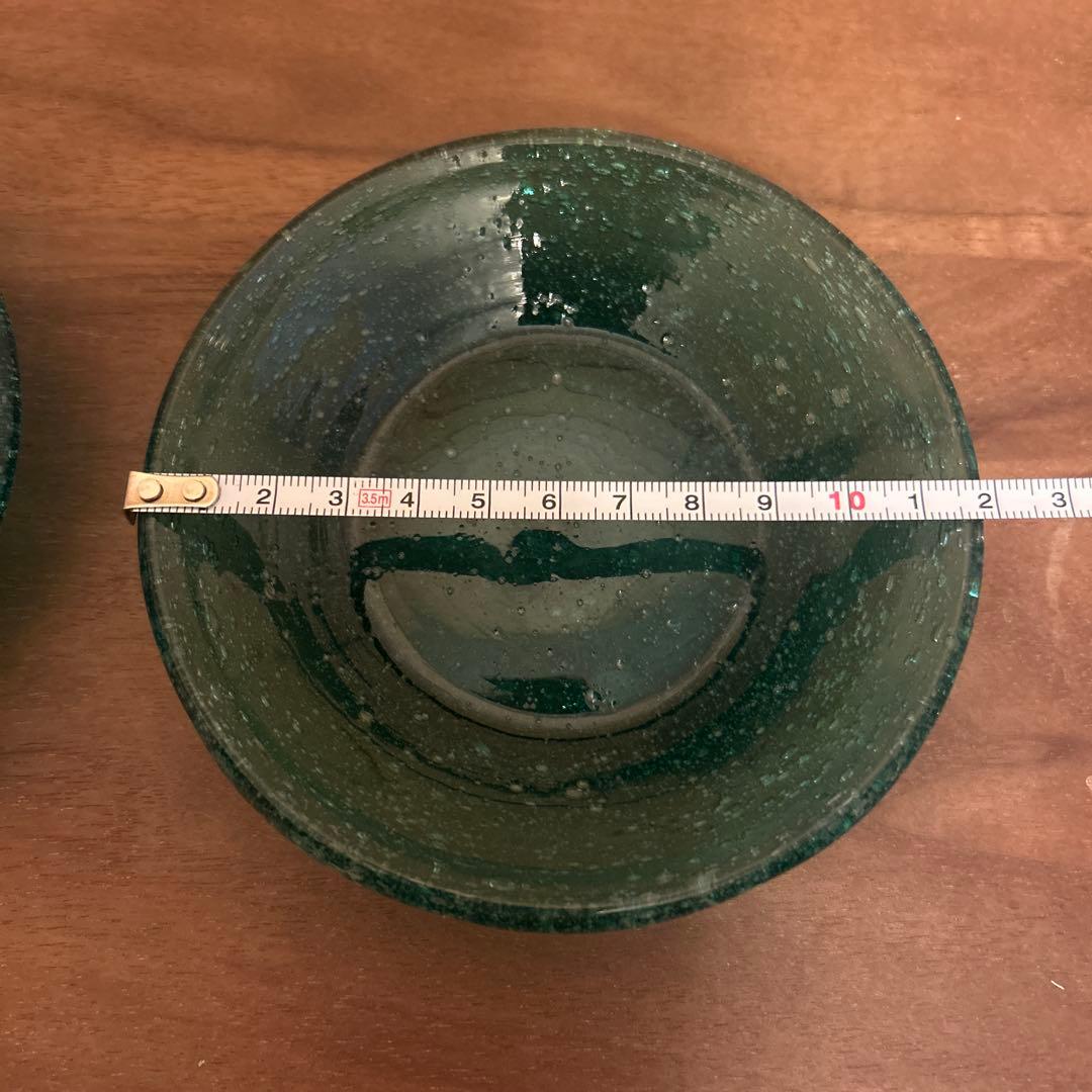 倉敷ガラス 小谷眞三小皿12cm 2枚