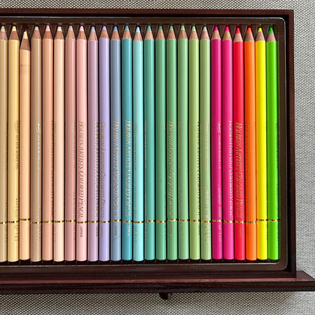 再値下げ ホルベイン アーティスト用色鉛筆 セット 150色 色鉛筆 木製