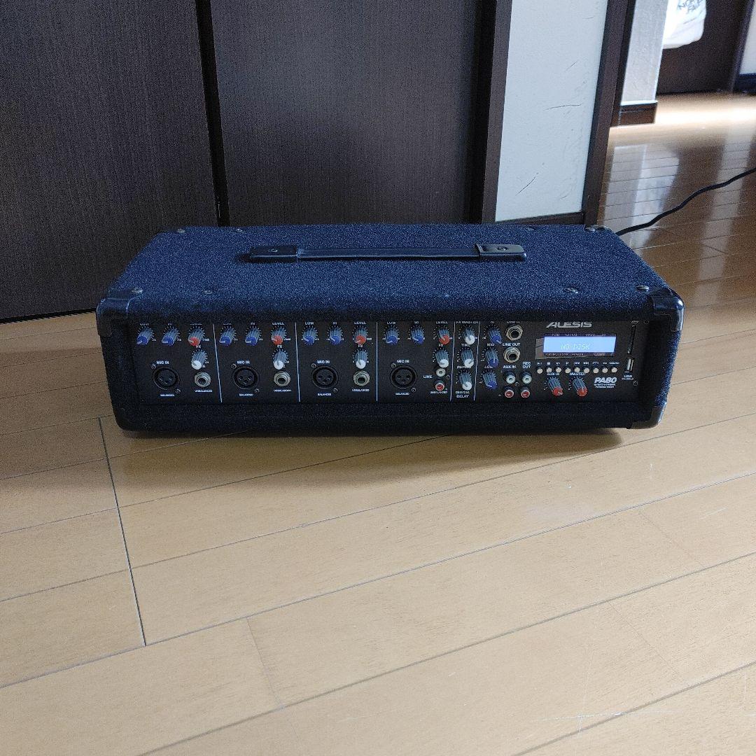 【パワードミキサー】Alesis PA80 ポータブルPAシステム