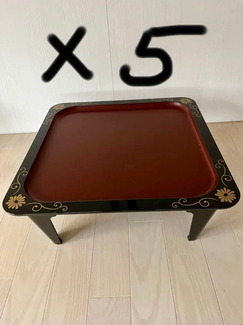 ❤️ 会席膳×5客　客用本膳　お善　足付　お膳　❤️