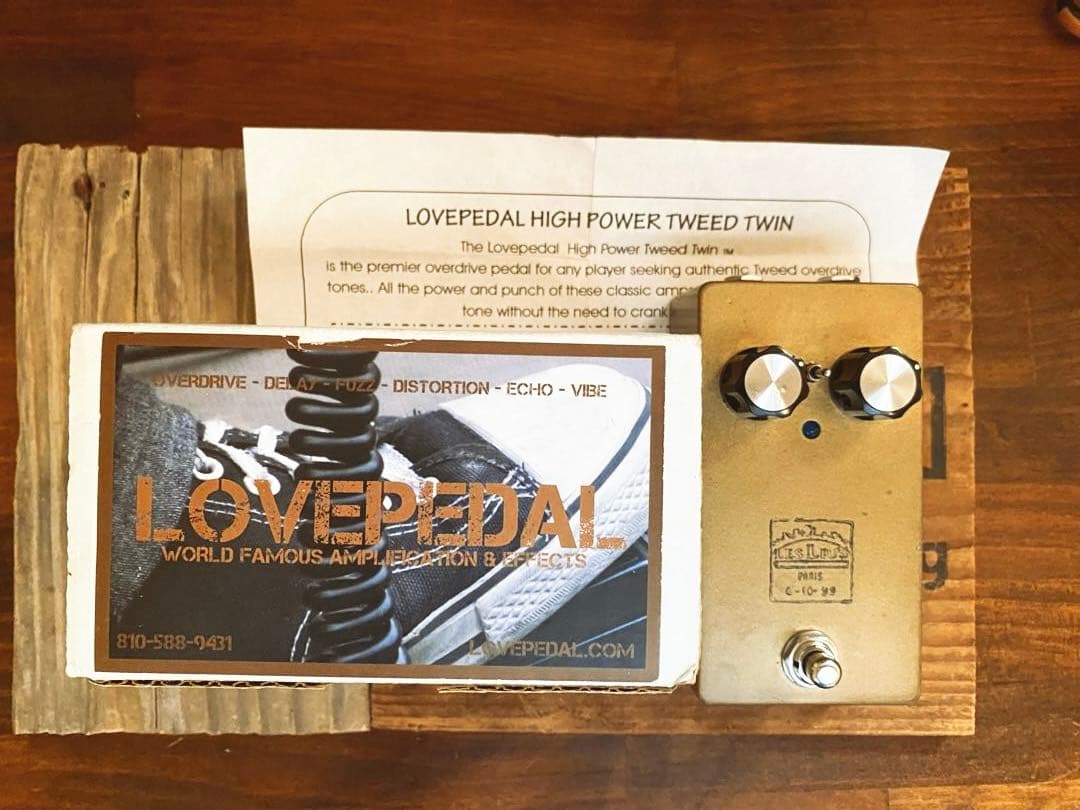 LOVEPEDAL HIGH POWER TWEED TWINオーバードライブ