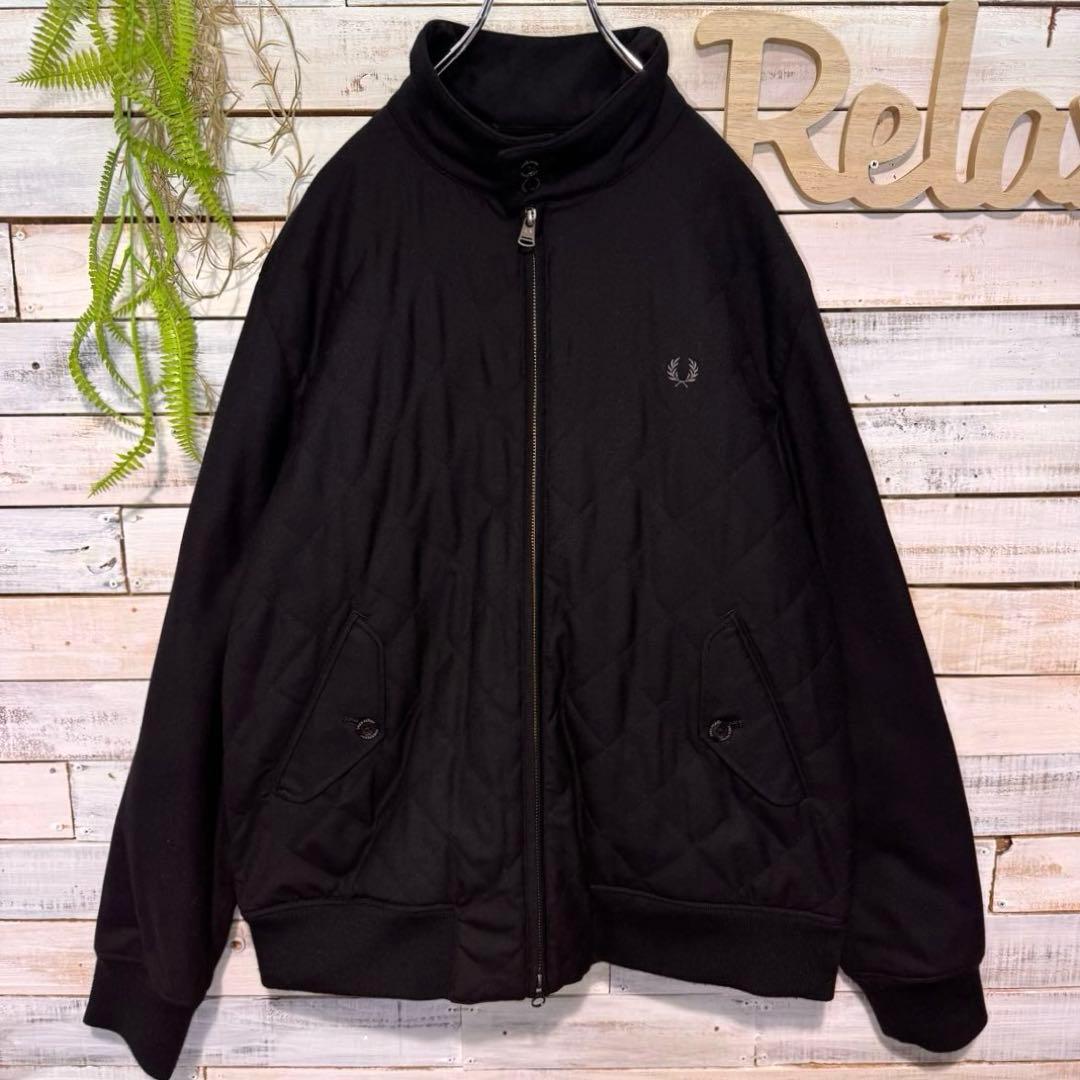 フレッドペリー ハリントンジャケット スイングトップ 月桂冠 サーモア L