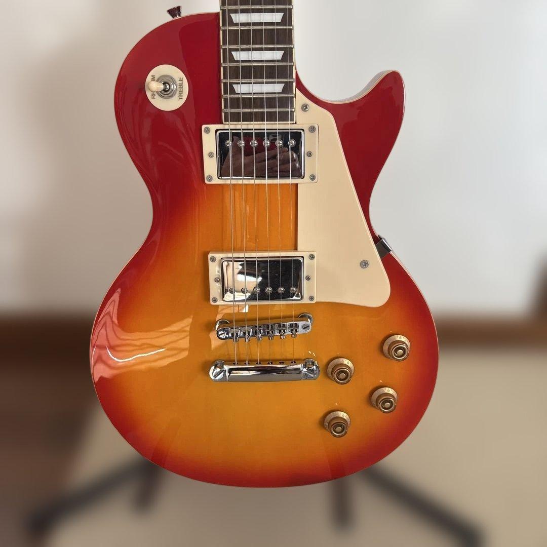 レスポールスタイル エレキギター オレンジ・レッド