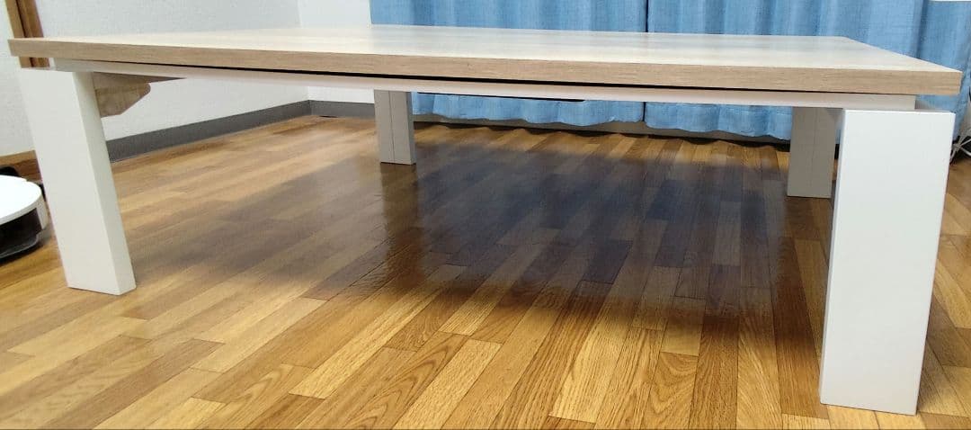 【ロッキー】ニトリ幅120cmローテーブル。コタツとしても使える