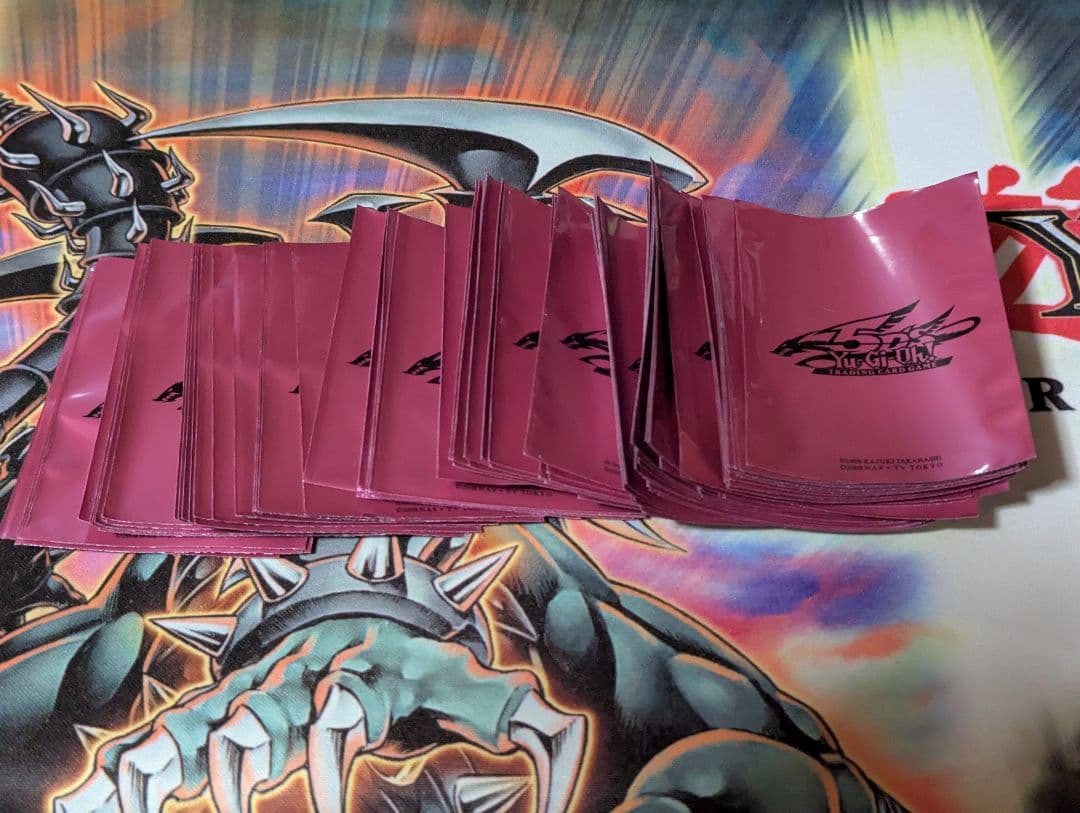 遊戯王5D's　Tin缶　スリーブ　ピンク　160枚