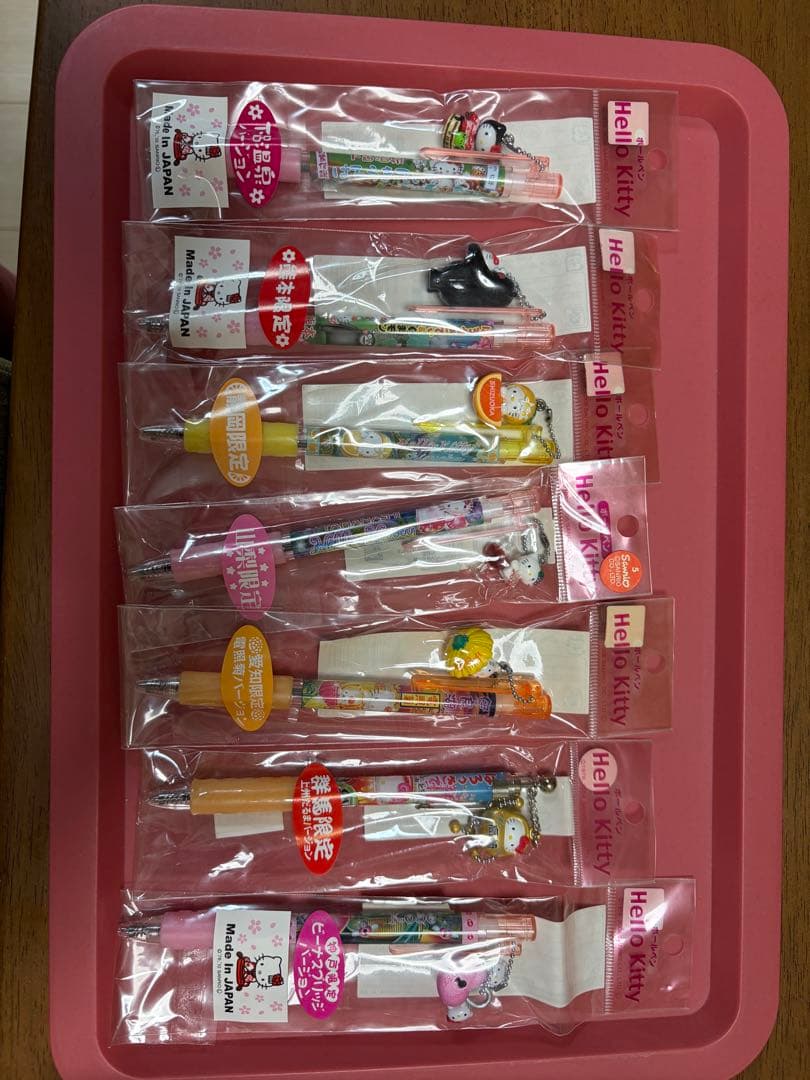 ご当地キティー　ボールペン　根付けストラップ　ストラップ