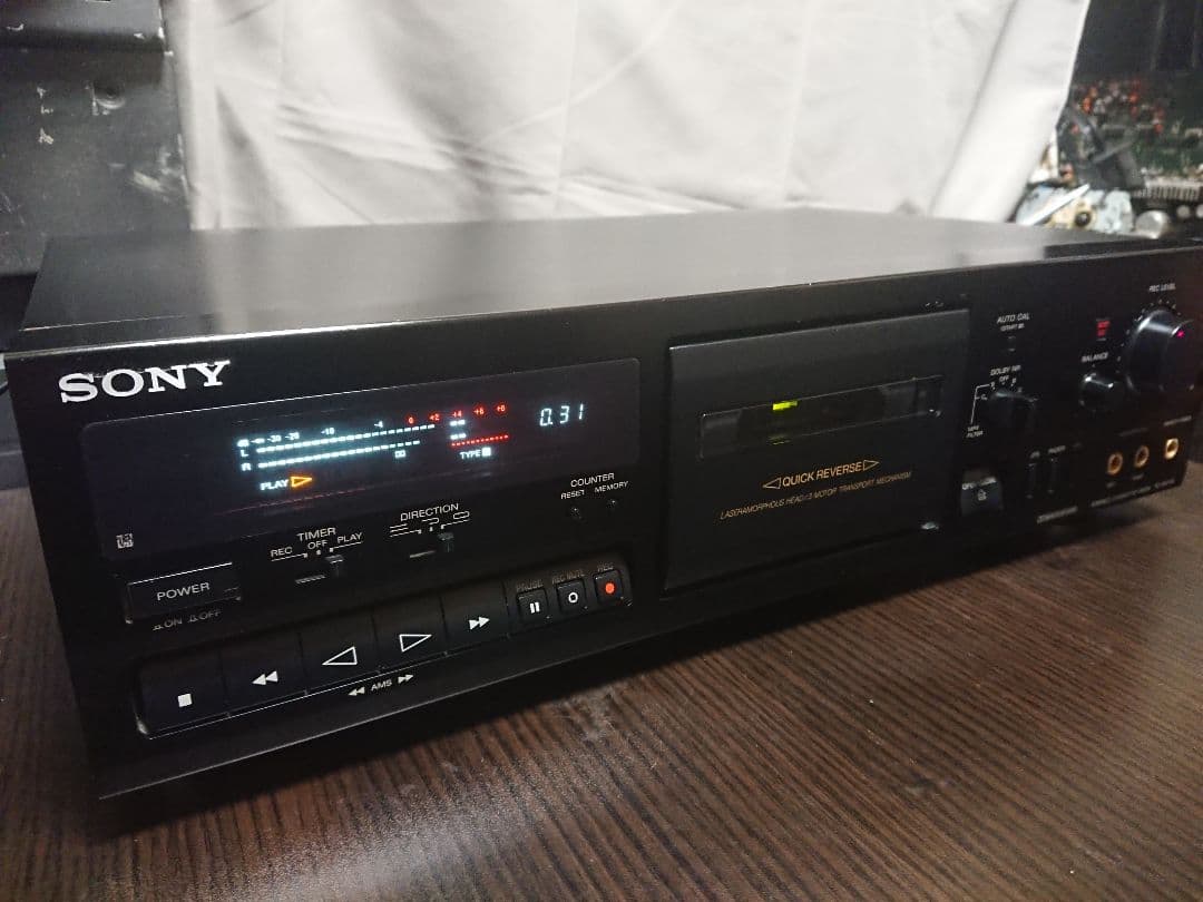 美品メンテナンス整備済SONYステレオカセットデッキ TC-RX715