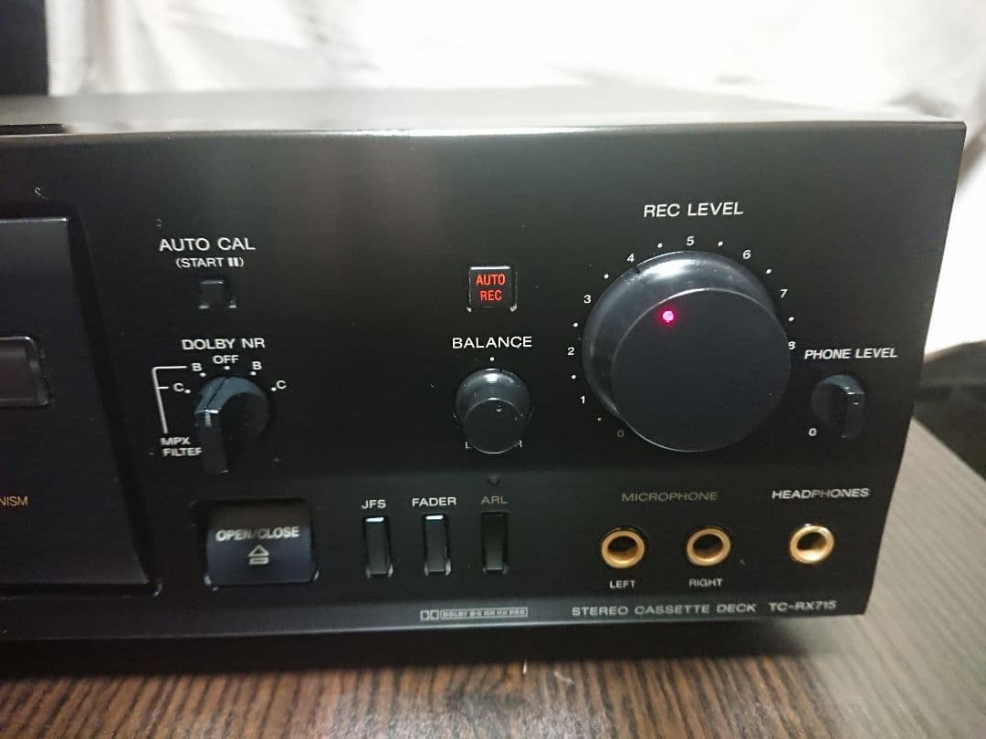 美品メンテナンス整備済SONYステレオカセットデッキ TC-RX715