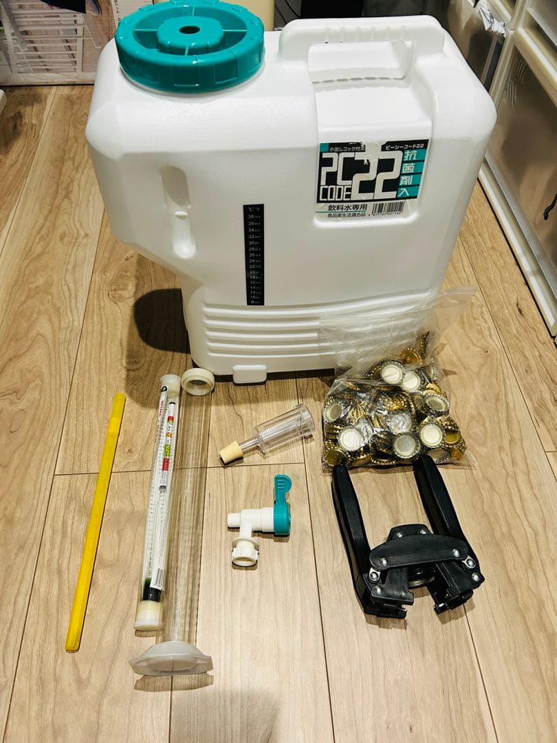 手作りビールキット比重計あり（中瓶別売）
