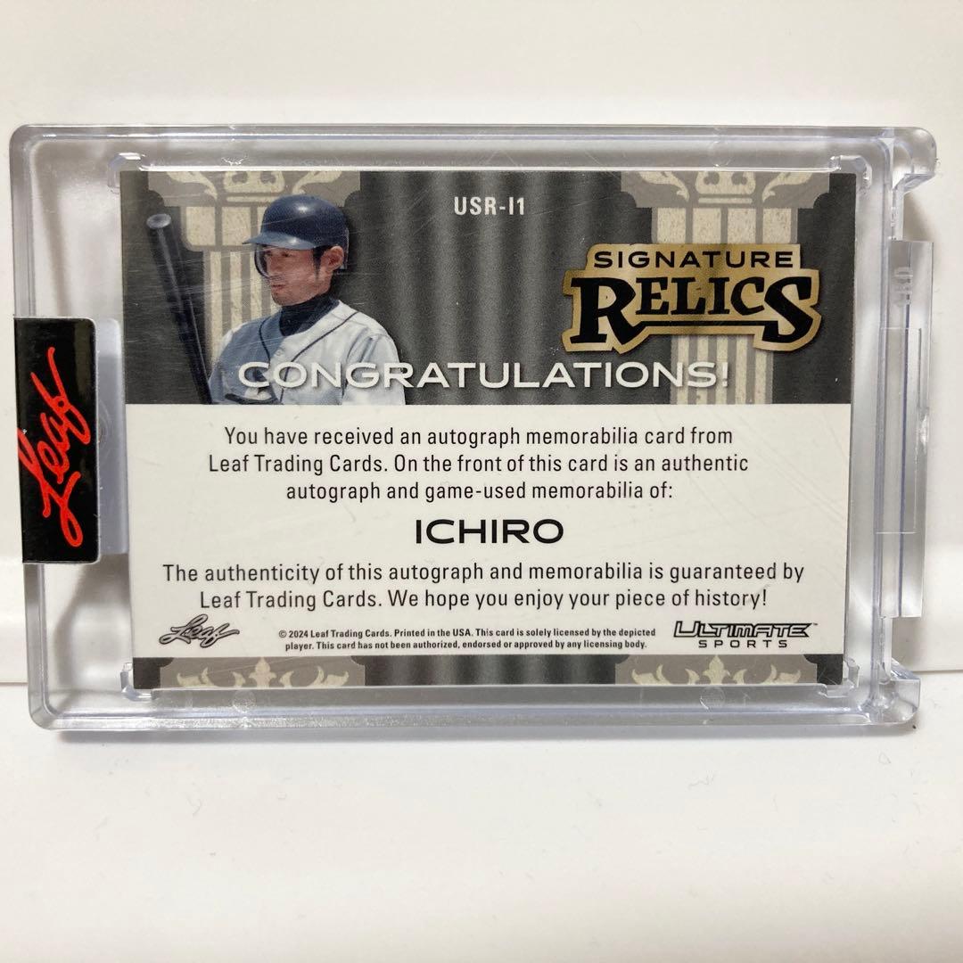 イチロー 直筆サイン 限定5枚 2024 leaf ファーストナンバー