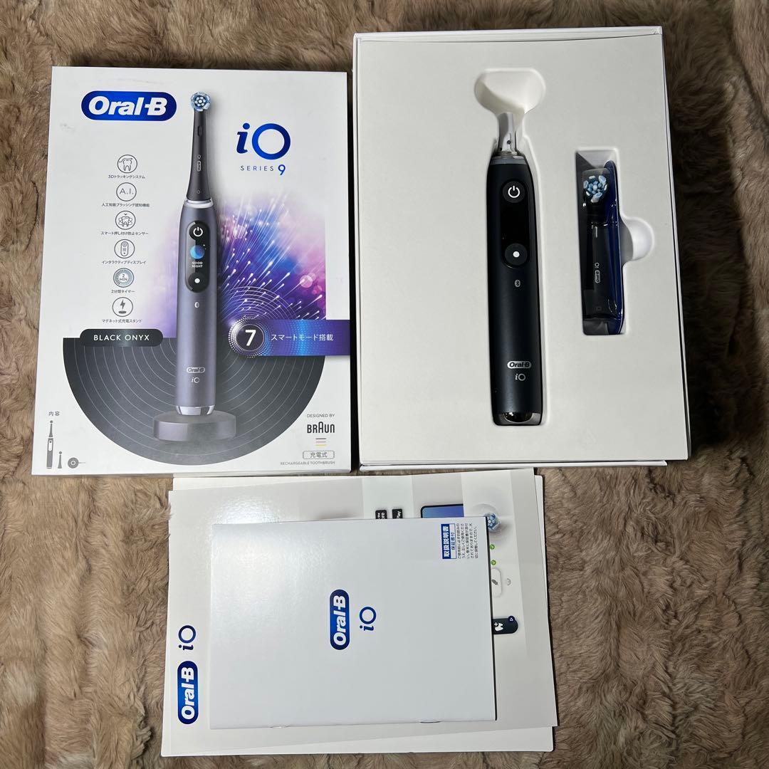 ウン電動歯ブラシ オーラルB iO9 iOM92B20BK-W ブラックオニキス