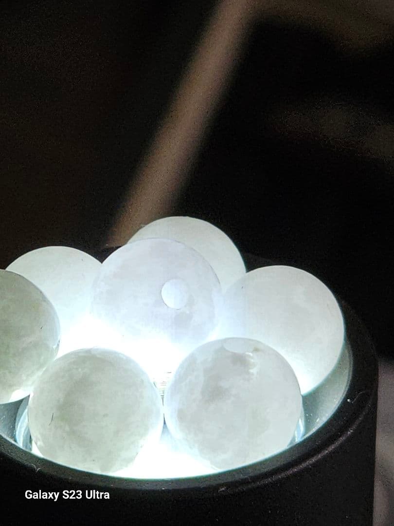 糸魚川翡翠氷種白８mm２３玉ブレスレット