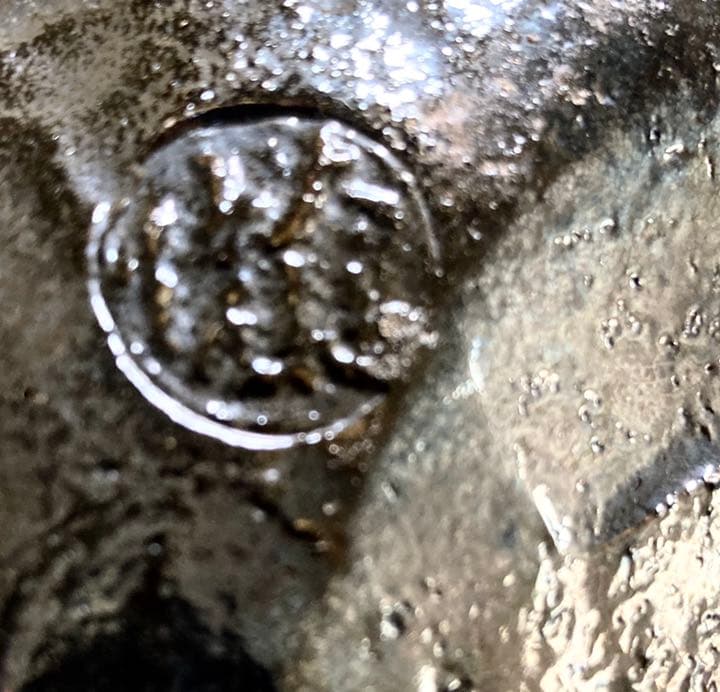 大樋焼の手捻りの妙！水差し又は菓子鉢 金沢大樋焼 美術品