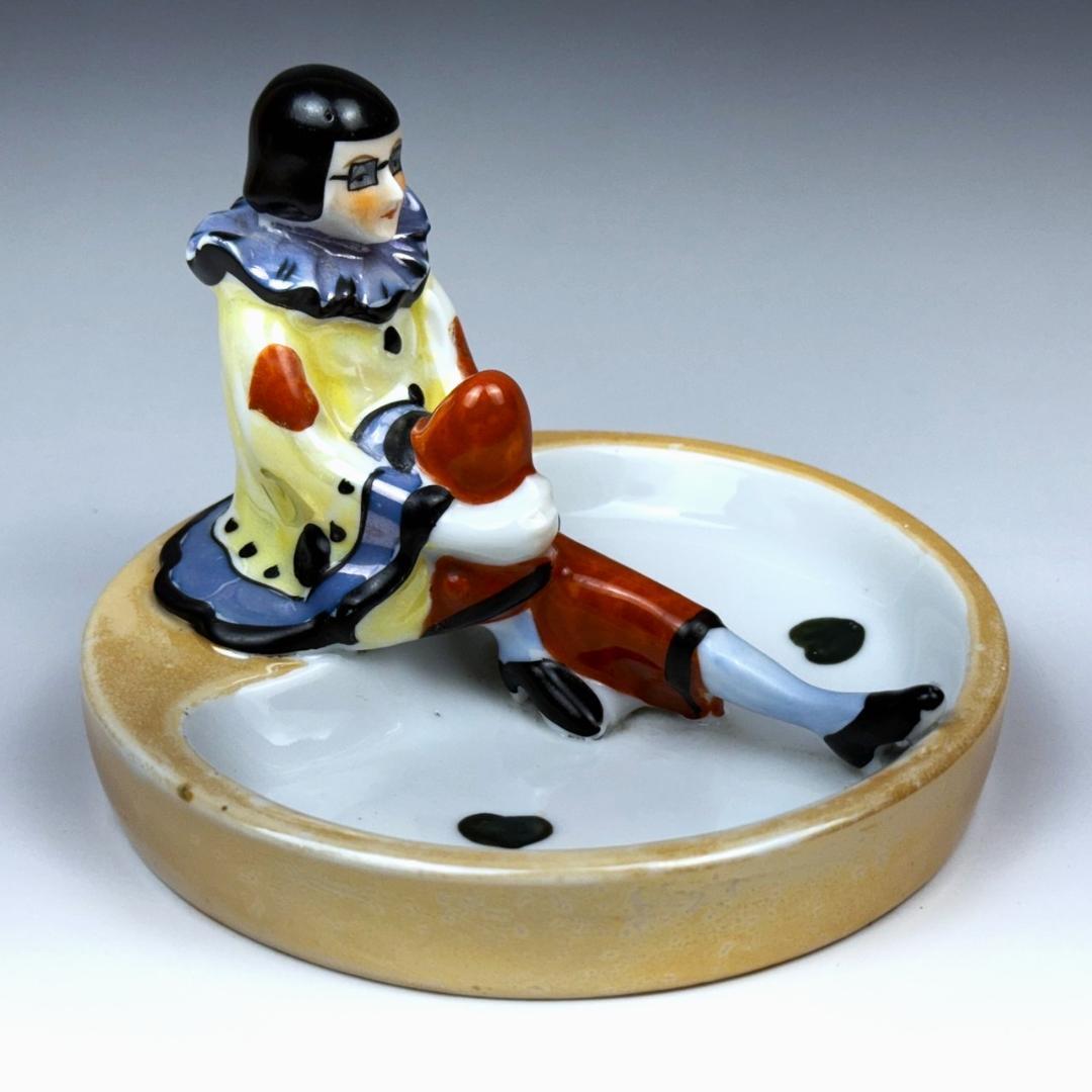 オールドノリタケ デコレディ ピエロ クラウン 灰皿 皿 プレート