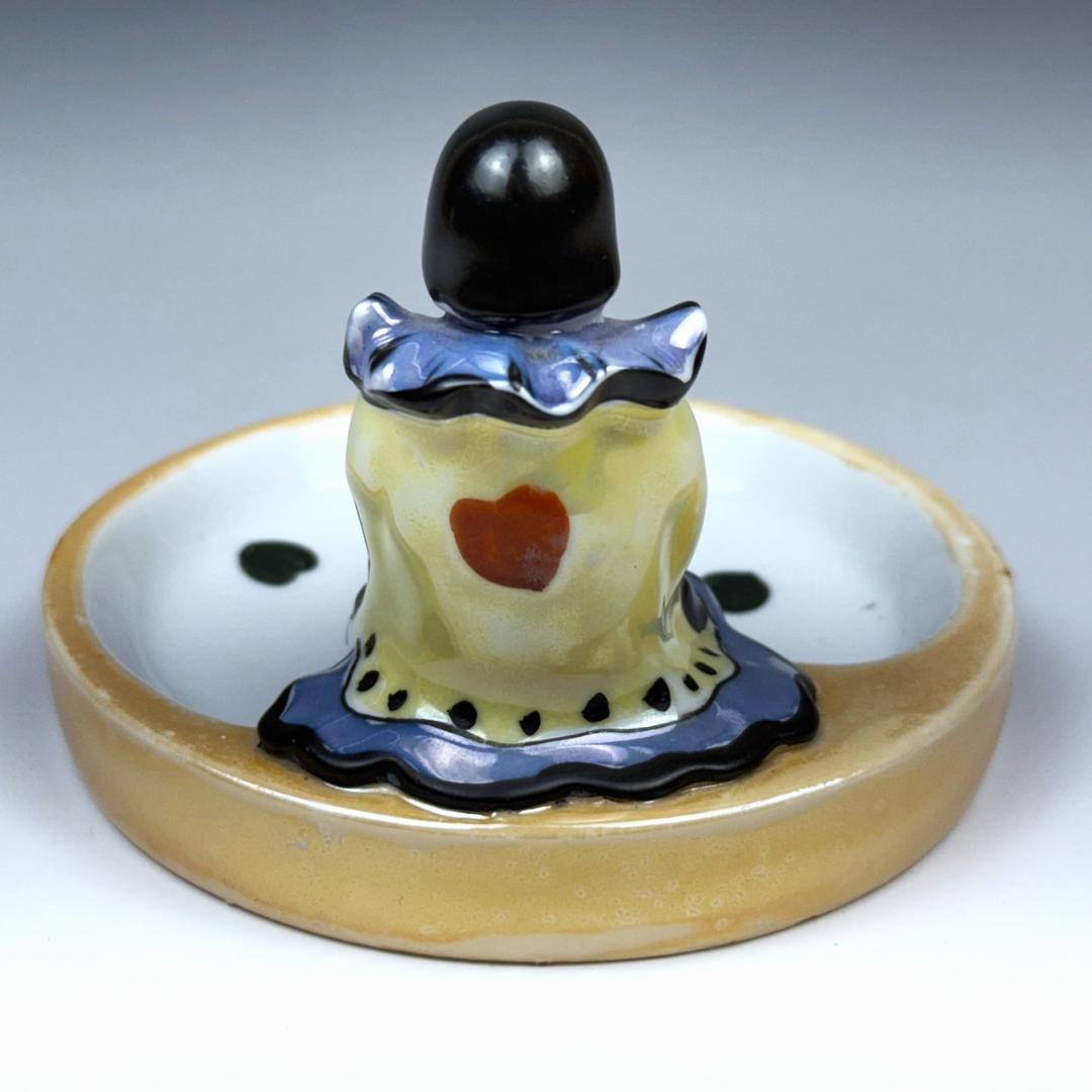 オールドノリタケ デコレディ ピエロ クラウン 灰皿 皿 プレート