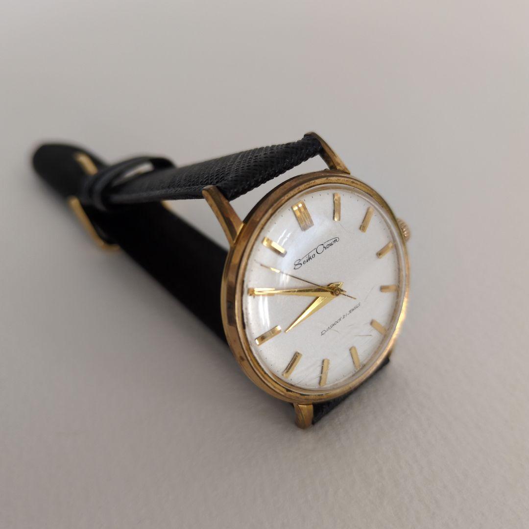 [稼動]SEIKO CROWN 手巻アンティーク腕時計 J14071E 21石