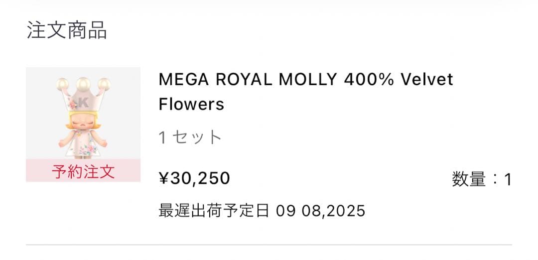 その他 MEGA  MOLLY 400% VELVET FLOWERS