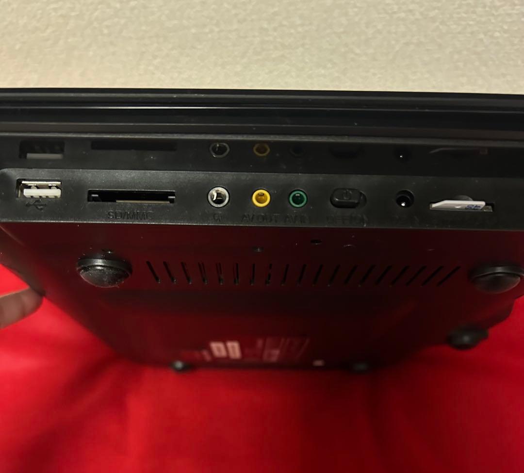 GREENHOUSE ポータブルDVDプレーヤー 14インチ　美品