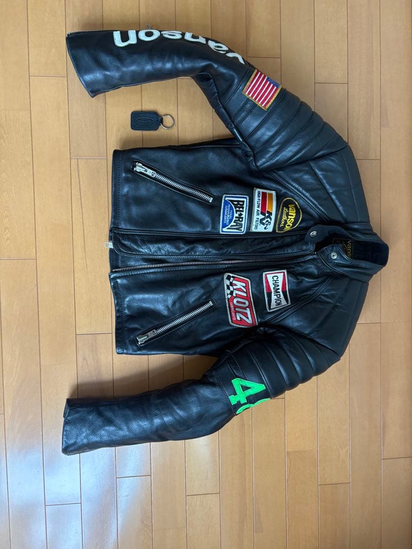 Vanson ライダースジャケット　TC サイズ36