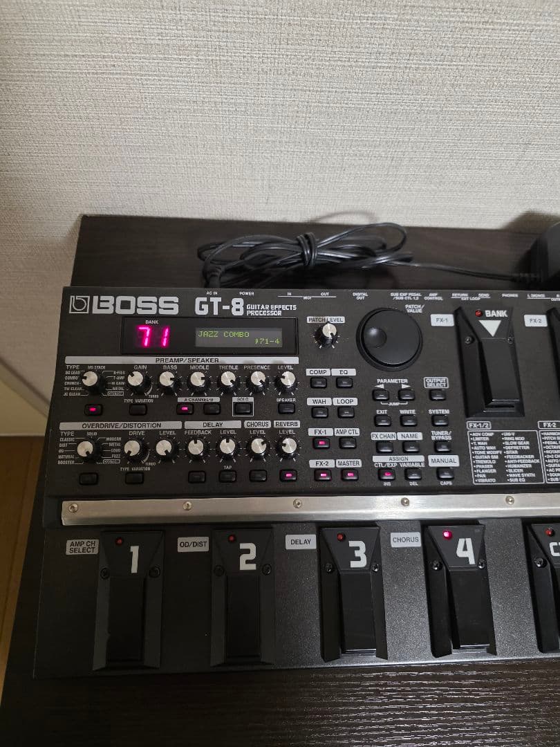 BOSS GT-8 ギターエフェクター ACアダプター付
