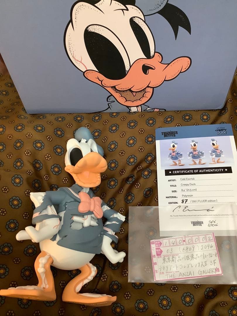 Creepy Duckドナルドダック 限定フィギュア 87/200edition