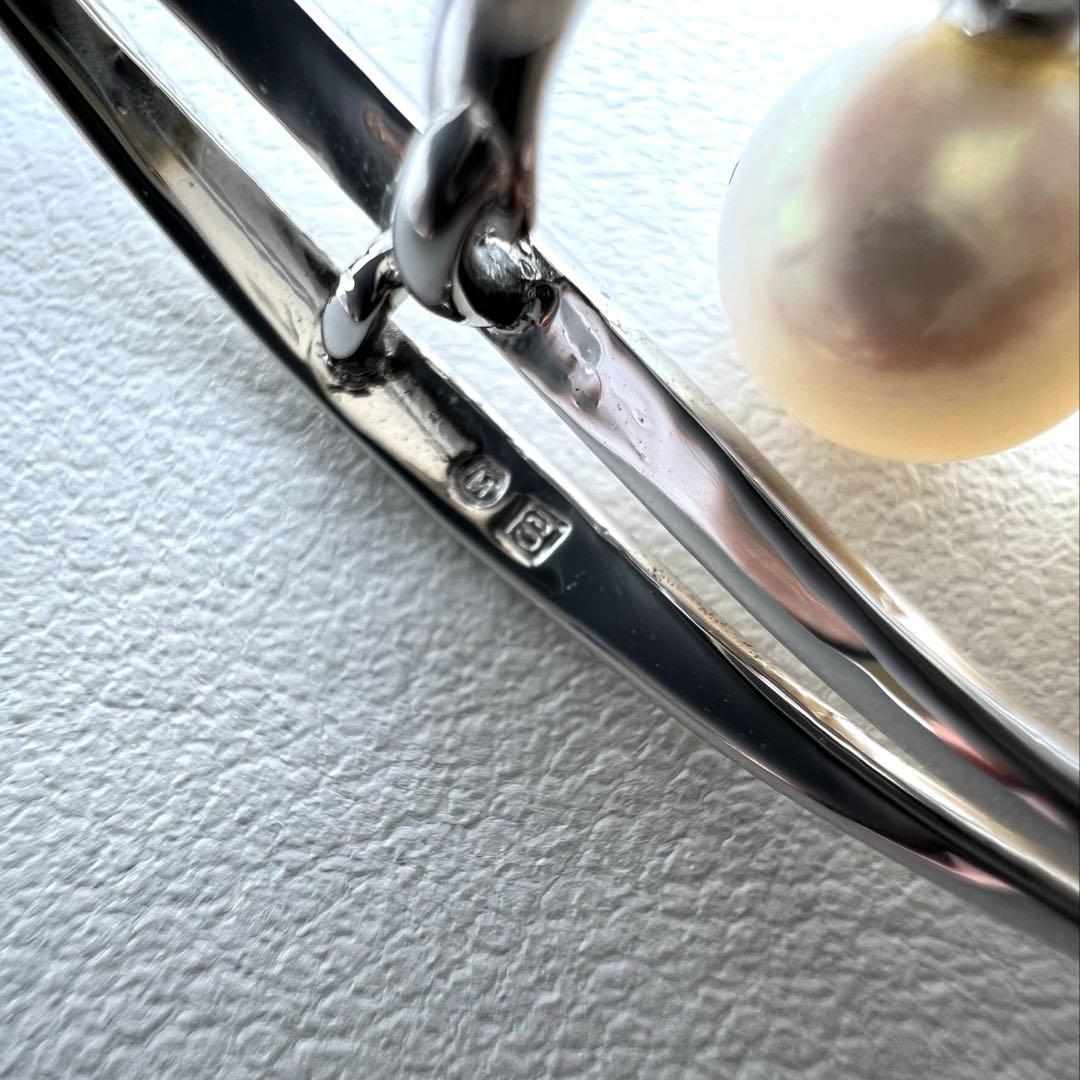 y*u様 ミキモト　mikimoto アコヤ真珠　ブローチ　グラデーション　5.