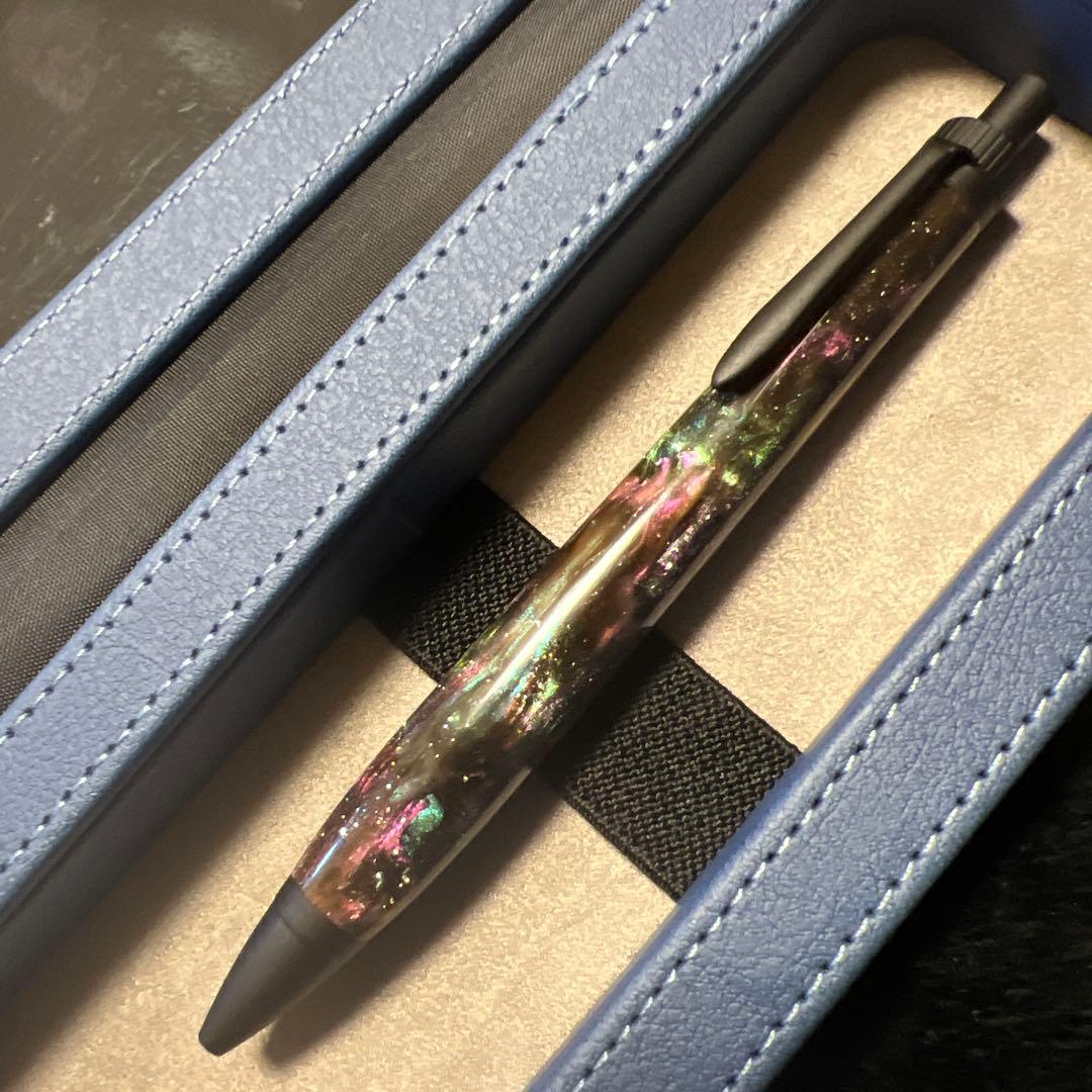 金木犀 レジン　ボールペン　ペンケースつき