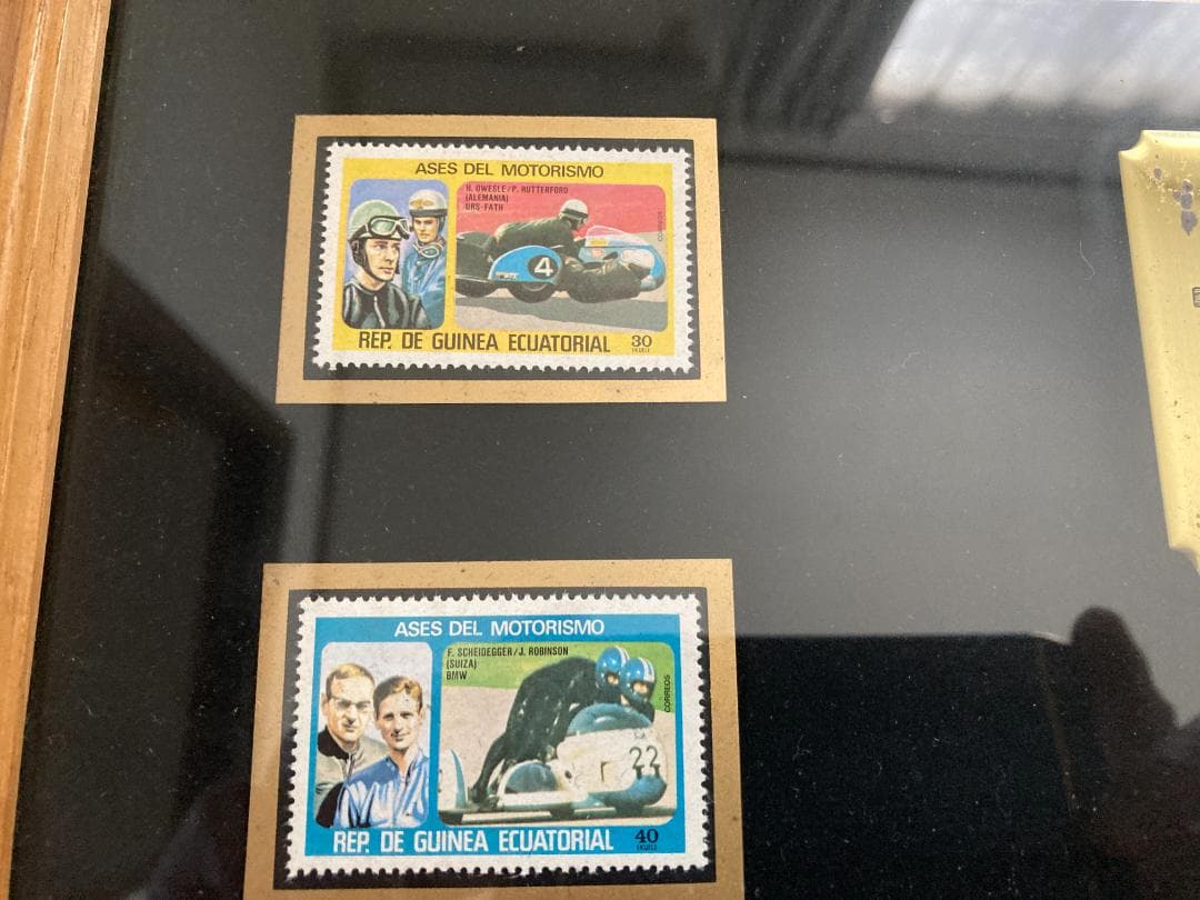 【激レア】YAMAHA XS750 ノベルティ 額入りの切手コレクション