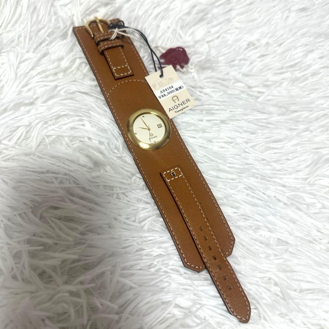 新品未使用✨アイグナー　AIGNER レザーベルト　ウォッチ　腕時計　時計