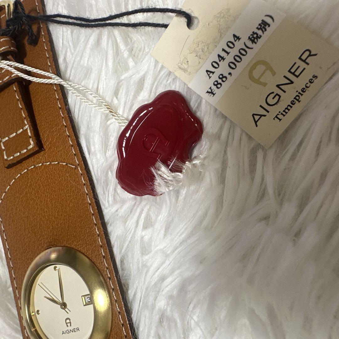 新品未使用✨アイグナー　AIGNER レザーベルト　ウォッチ　腕時計　時計