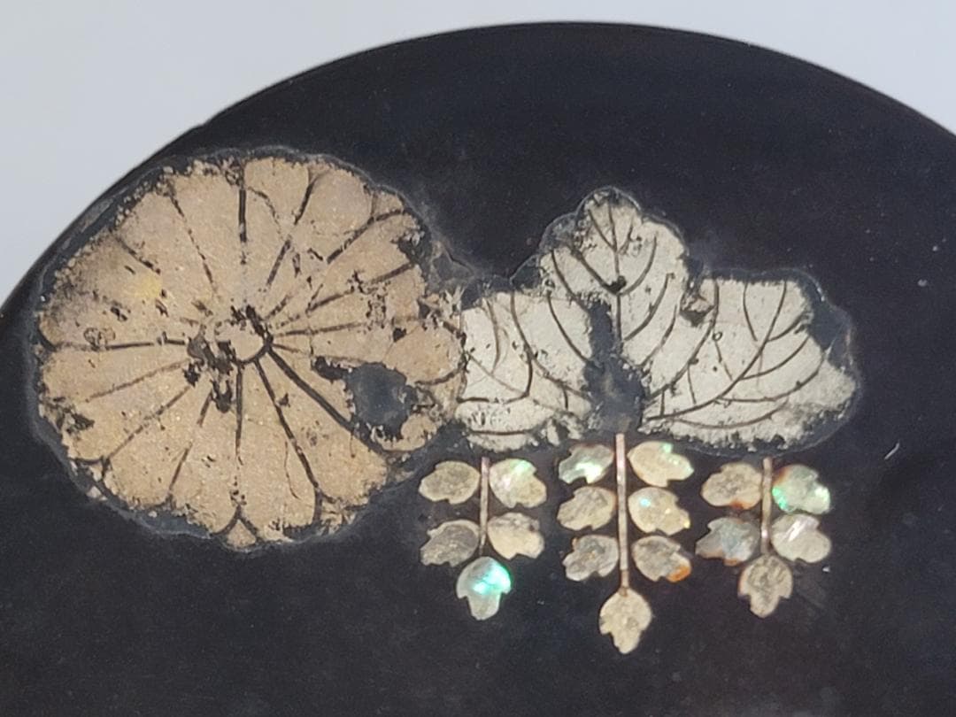 古美術 中次 螺鈿 高台寺 棗 長寛造 共箱 茶道具