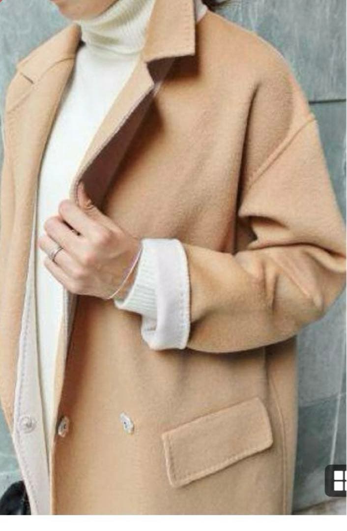 美品　IENA ダブルフェイスリバーシブルチェスターコート 36