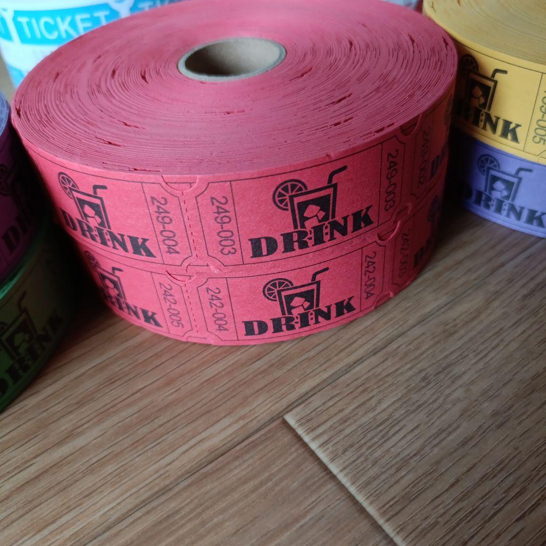 在庫限り9ロールセット　海外ロールチケット　紙モノ　まとめ売りジャンクジャーナル