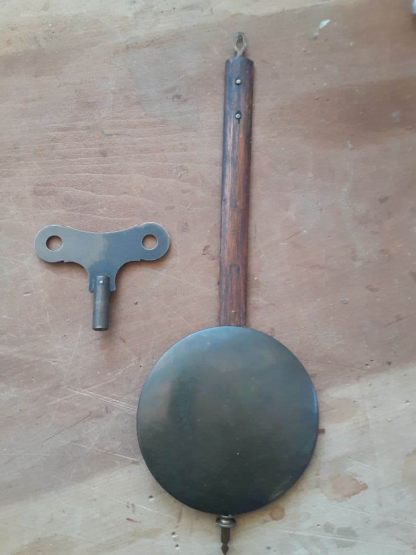 大きな古時計、USAアンソニア柱時計、調整済み、動作品