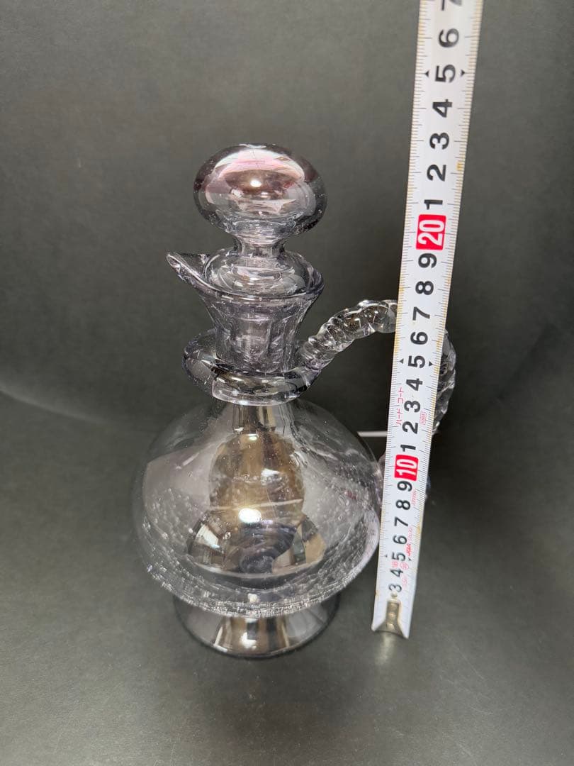 ウランガラス　酒器　水差し　アンティーク　送料込み