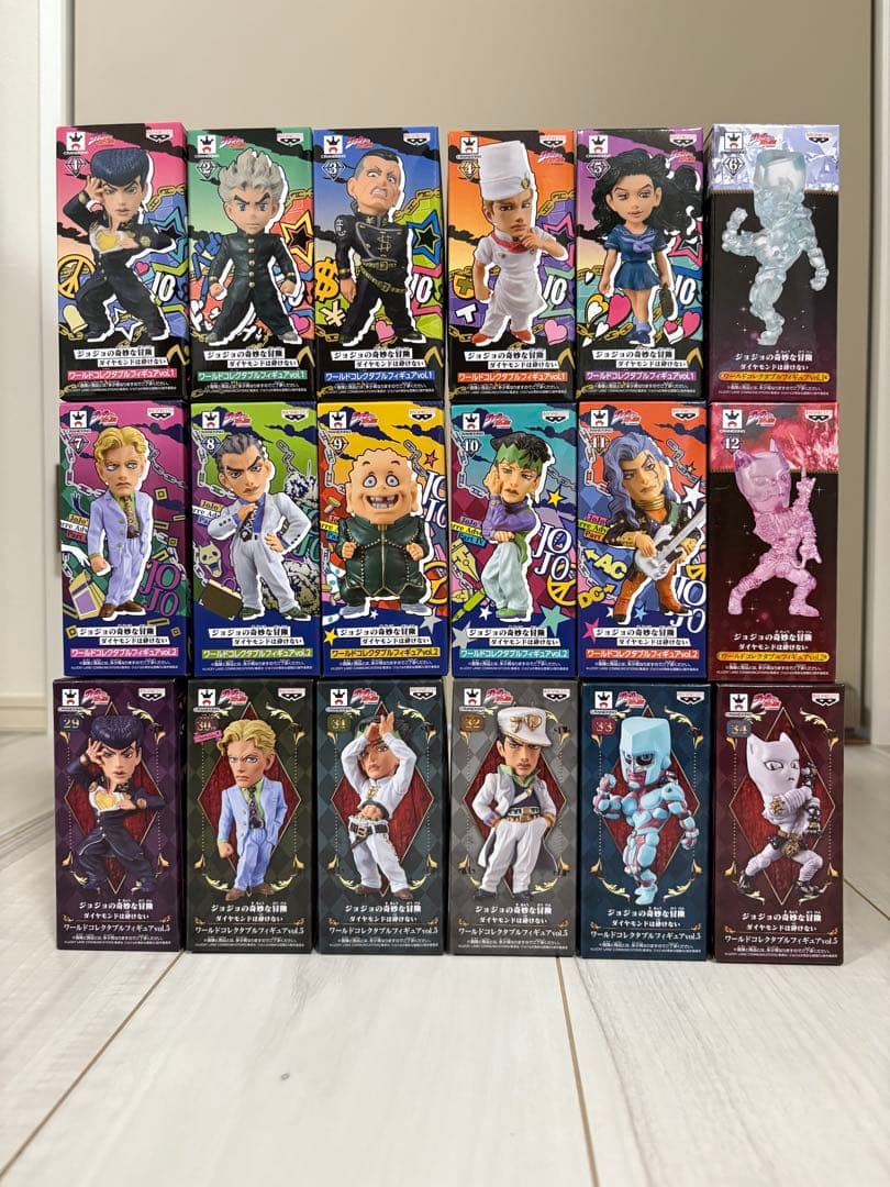 ワーコレ　コレクタブル　ジョジョ　vol.1.2.5セット　4部
