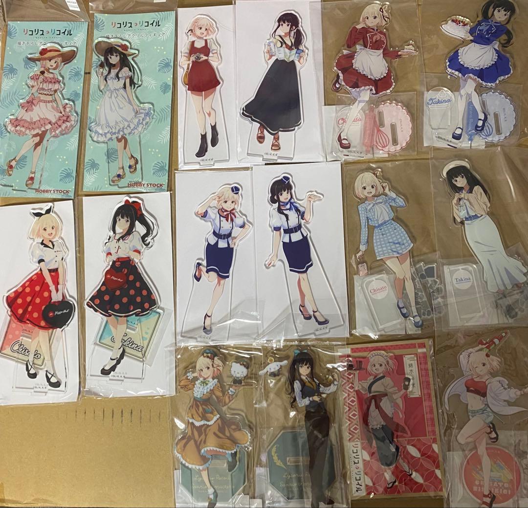 リコリスリコイル　アクスタ　まとめ売り