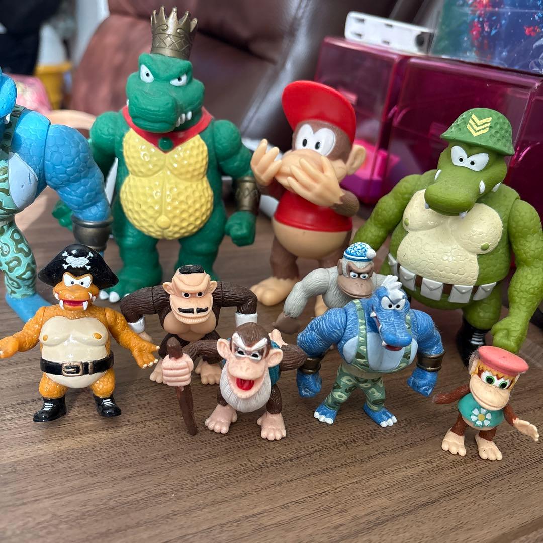 ドンキーコング フィギュア まとめ売り　ソフビ　当時物