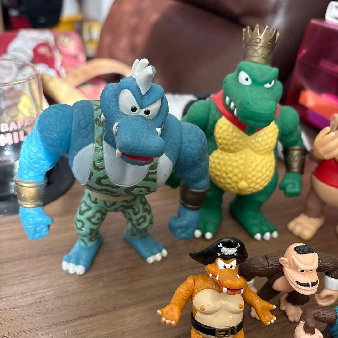 ドンキーコング フィギュア まとめ売り　ソフビ　当時物