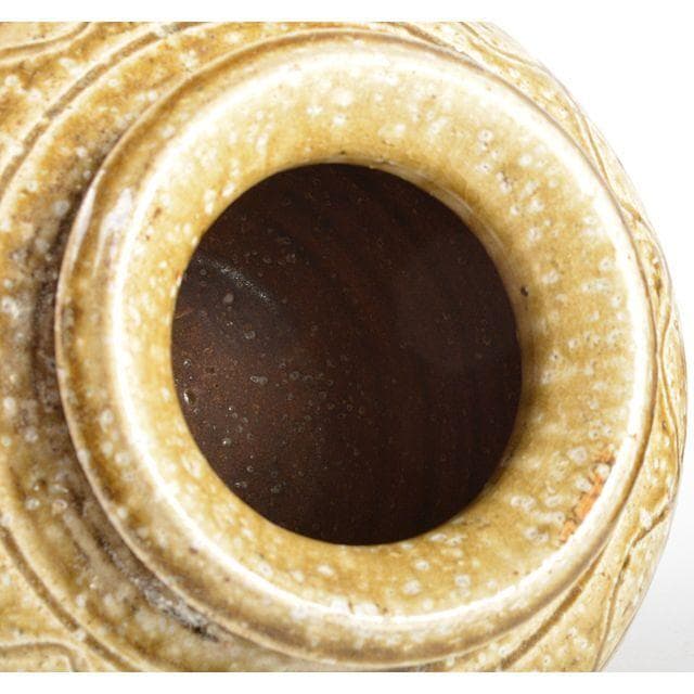 信楽焼　灰被壷