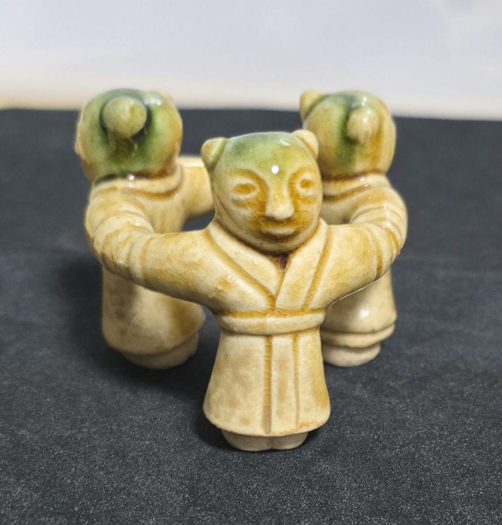 三つ人形蓋置です