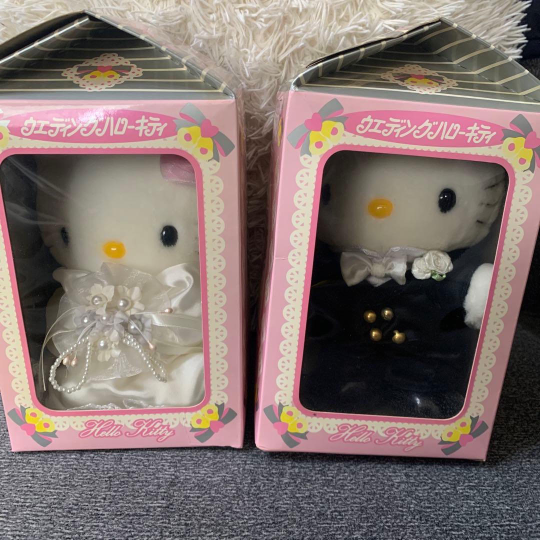 ウェディングハローキティ　ぬいぐるみ　サンリオ　1999年　希少