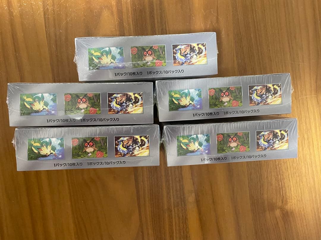 ポケモンカード　テラスタルフェスex 5BOX 未開封　シュリンク付き