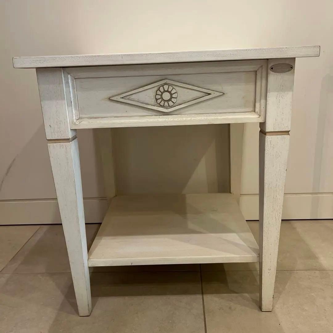 COMPAGNIE DU SUD ホワイトサイドテーブル