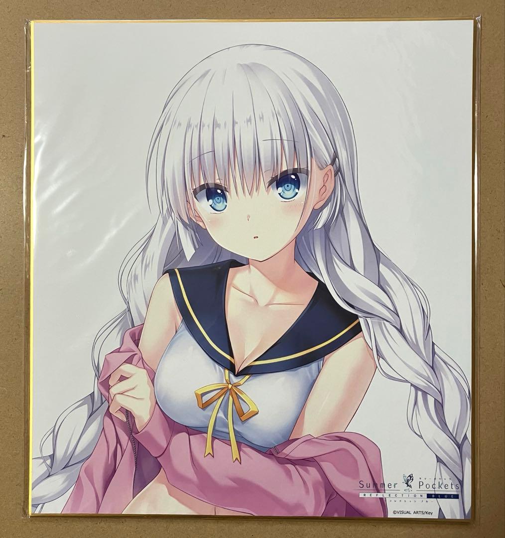 鳴瀬しろは 色紙 サマポケ 水着 VA夏フェス 2025 会場限定 くじ 完売