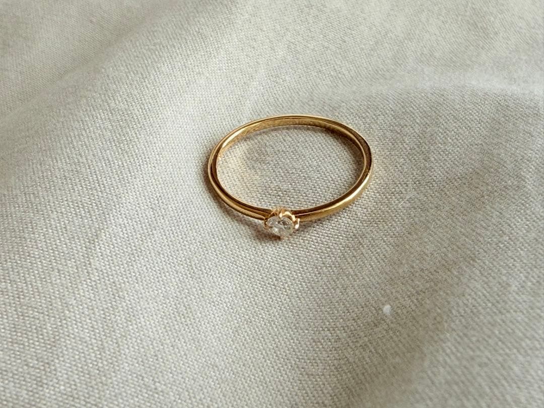 ete K18 ダイヤモンド リング「ブライト」 7号