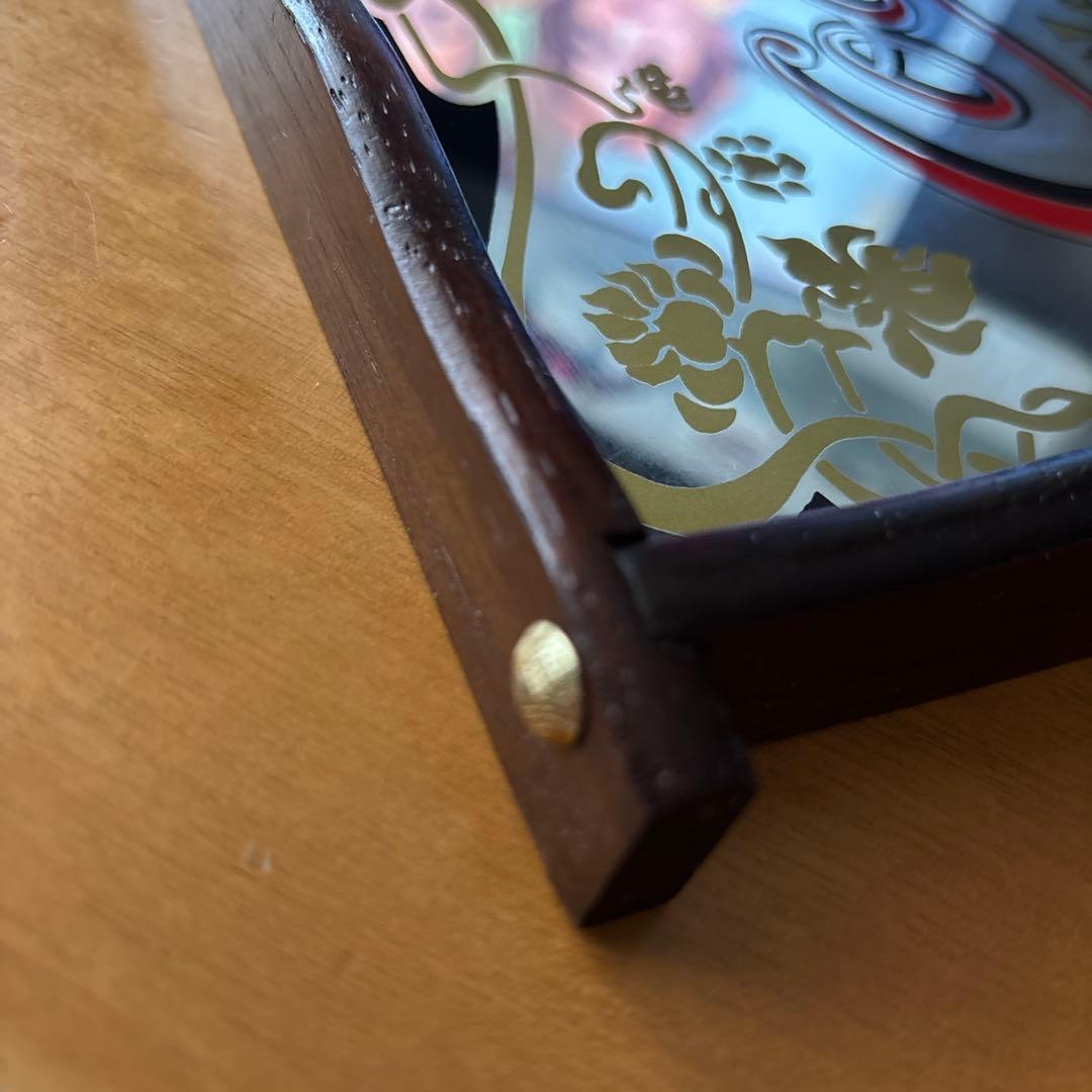 コカ•コーラ ヴィンテージ・パブミラー トレー　木製