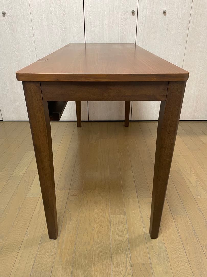 パソコンデスク 【引出し付き】　ダークブラウン　ベルメゾン