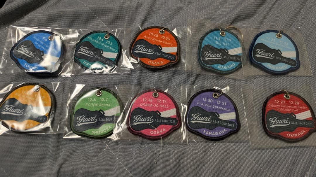 ★ 優里 2025アジアツアー パッチキーホルダー ★4